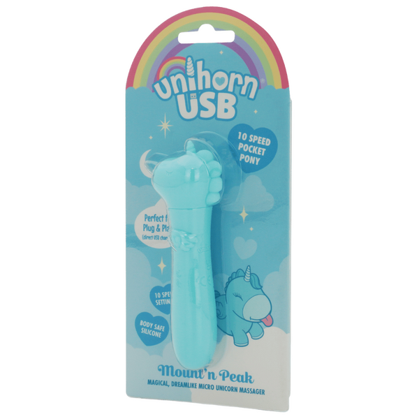 Karma Lilac Unihorn USB – Compact Rechargeable Silicone Vibrating Bullet > Vibrators > Ladies > Clitoral Vibrators and Stimulators
