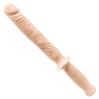 The Manhandler White 10 Inch – Realistic Grip Handle Dildo > Dildos > Large Dildos