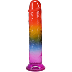 Doc Johnson Crystal Jellies Dong – 8.5 Soft Flexible Veined > Dildos > Realistic Dildos