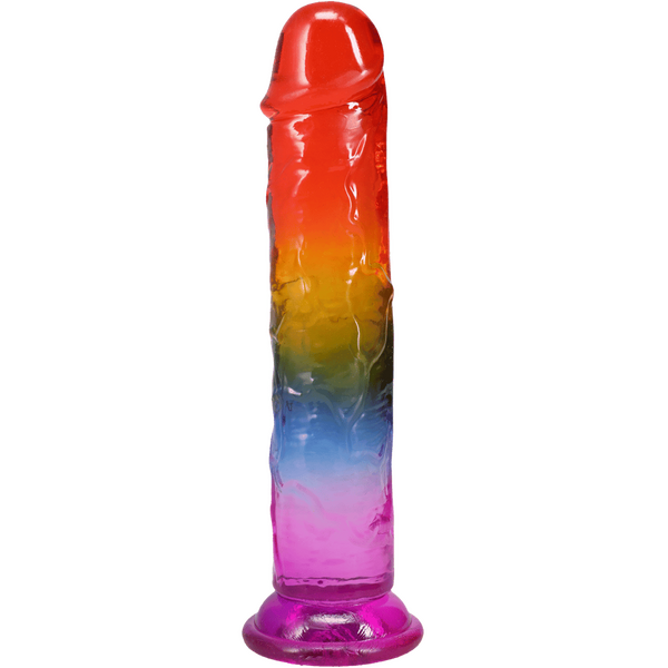 Doc Johnson Crystal Jellies Dong – 8.5 Soft Flexible Veined > Dildos > Realistic Dildos