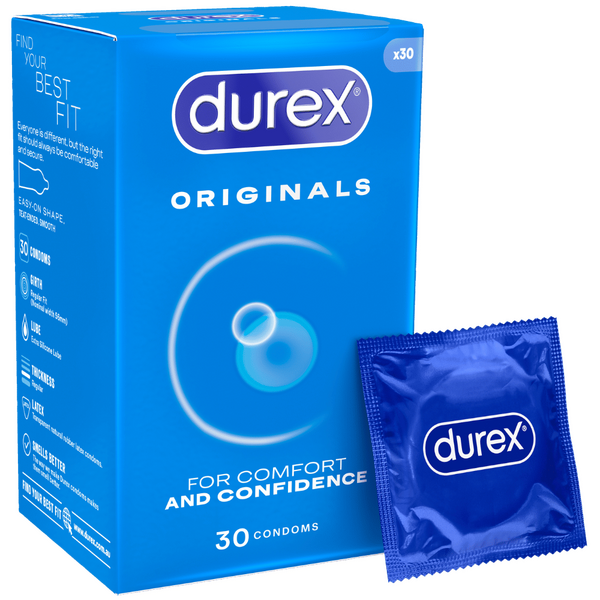 Durex Regular Condoms - Lubricated Natural Rubber Latex Default Title > Essentials > Condoms