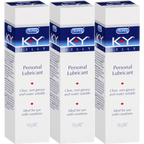 K-Y Personal Lubricant 3-Pack – Moisturizing Intimate Gel One Size > Lube > Water Based