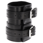 Taboom Wrist Cuffs – Adjustable Vegan Leather Bondage Wrist Cuffs with Velvet Lining > Bondage Gear > Restraints