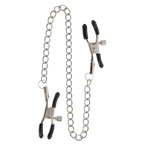 Taboom Adjustable Clamps with Chain – Adjustable Nipple Clamps > Sex Toys > Nipple Clamps