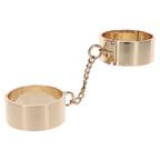 Slave Wrist Cuffs (Gold) > Bondage Gear > Handcuffs