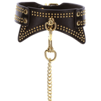 Taboom Studded Collar and Leash Set – Vegan Bondage Accessories > Bondage Gear > Collars & Leashes