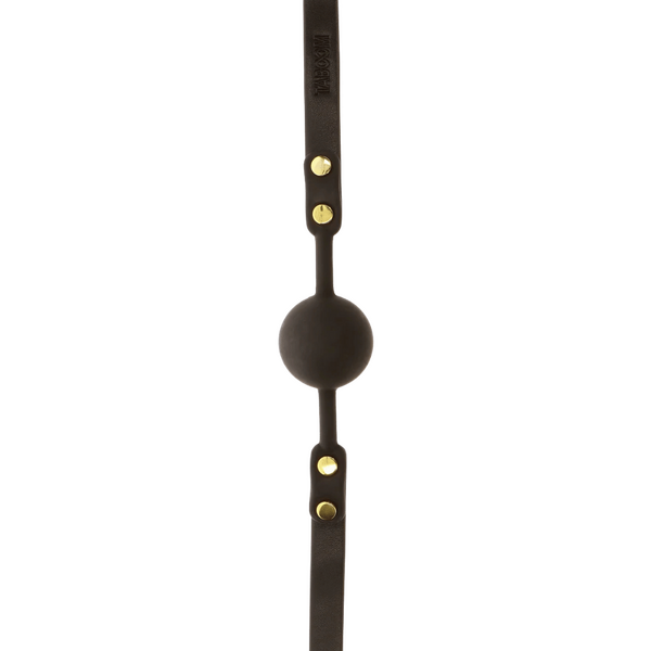 TABOOM Ball Gag – Adjustable Vegan PU Leather Bondage Accessory Secondary image