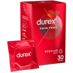 Durex Thin Feel – 20 Percent Thinner Latex Condoms 30 Pack One Size > Essentials > Condoms
