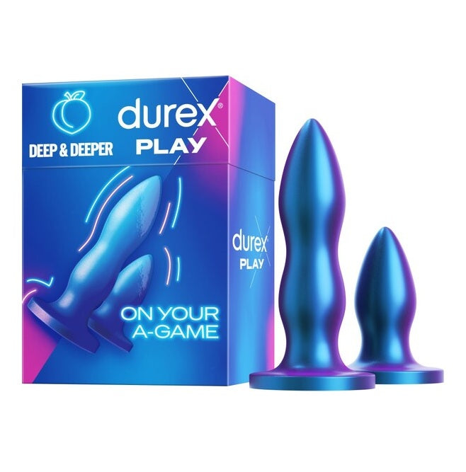 Durex Play Deep and Deeper – Anal Plug Set > Anal Range > Butt Plug Kits