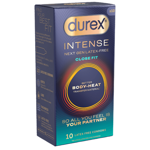 Durex Intense Close Fit – Next-Gen Latex-Free Premium Condoms 10 Pack Secondary image