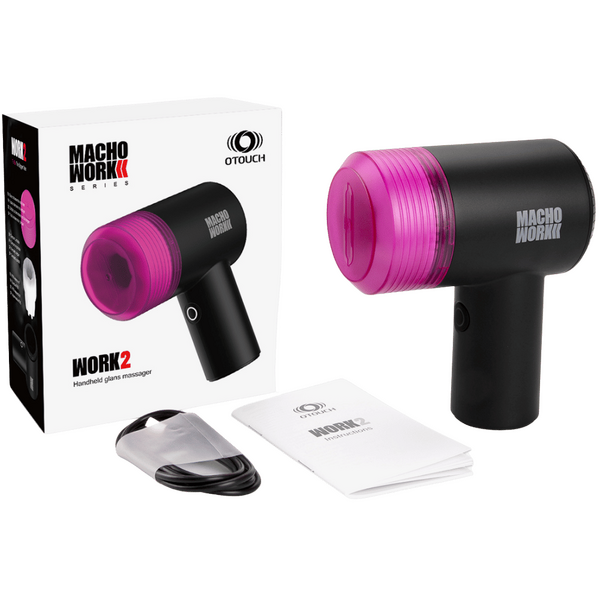 Macho Work 2 – Air Suction Tapping 10 Vibration Modes Glans Massager > Sex Toys For Men > Masturbators > Vibrating
