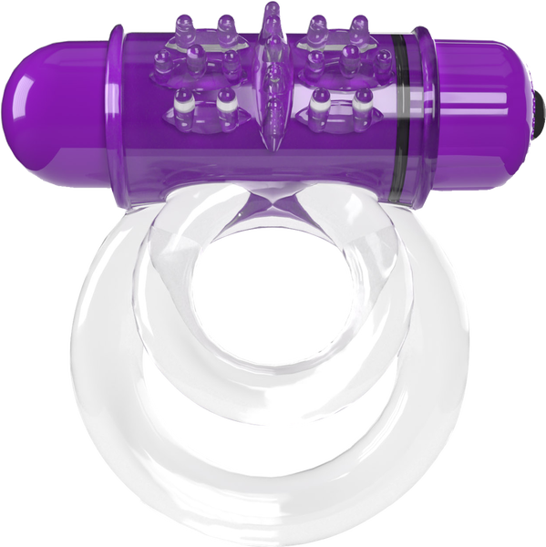 Double O 6 4T High Pitch Treble (Grape) > Cock Ring > Vibrating