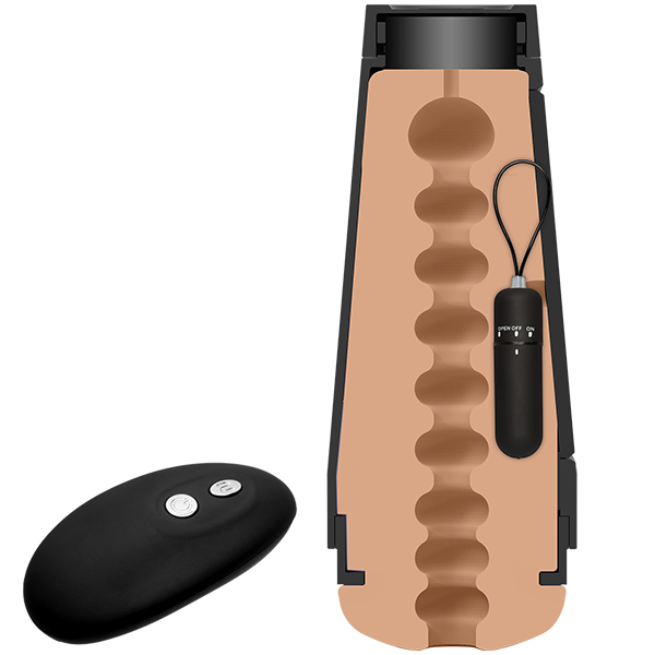 Doc Johnson Main Squeeze Original Vibro – Wireless Remote-Controlled Vibrating Masturbator > Sex Toys For Men > Masturbators > Vibrating