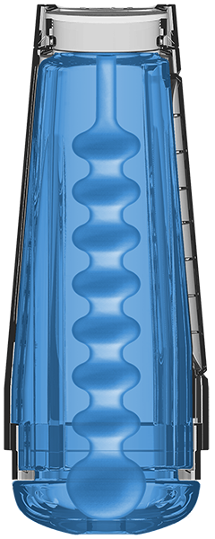 Doc Johnson Optix – Transparent Variable-Pressure Hard Case Masturbator > Sex Toys For Men > Masturbators > Vibrating