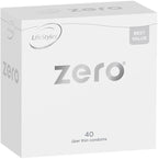 LifeStyles Zero – Ultra-Thin 52mm Latex Lubricated Condoms 40 Pack One Size > Essentials > Condoms