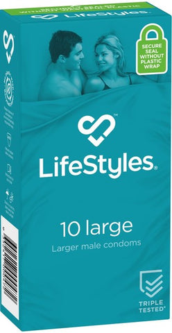 Large Easy-Fit Condom – Flared 56mm Nominal Width Lubricated Condom 10 Pack Default Title > Essentials > Condoms