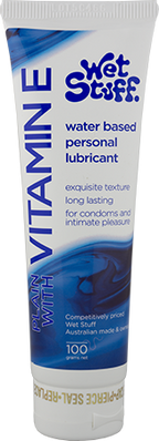 Wet Stuff Plain Enriched With Vitamin E – Water-Based Lubricant 100g > Lube > Water Based