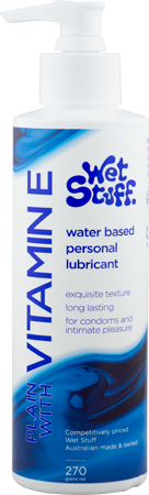 Wet Stuff Plain Enriched With Vitamin E – Water-Based Lubricant > Lube > Water Based