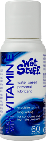 Wet Stuff Plain Enriched With Vitamin E – Water-Based Lubricant 60g > Lube > Water Based