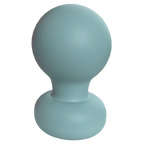 Cuties - Palmy Rechargeable Mini Palm Vibe (Powder Blue) > Sex Toys > Couples Toys