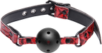 Crimson Tied Breathable Ball Gag – Perforated Comfortable Breathable Ball Gag > Bondage Gear > Gags and Bits