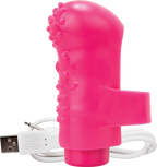 Charged Fing O Rechargeable Mini Finger Vibrator with Vooom Technology Silicone and ABS > Vibrators > Finger Vibrators