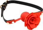 Blossom Gag Silicone Rose Gag – Plush Silicone Ball Gag > Bondage Gear > Gags and Bits