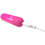 Rechargeable Bullet Vibrator (Pink) – Waterproof 3-Speed Body-Safe ABS Material Vibrator > Vibrators > Mini Vibrators