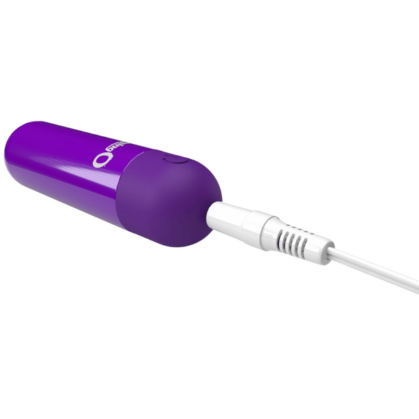 Rechargeable Bullet Vibrator (Purple) – Waterproof with 3 Speeds and Pulse Pattern Personal Massager > Vibrators > Mini Vibrators