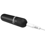 Rechargeable Soft Touch Bullet Vibrator (Black) – Waterproof Rechargeable 5-Speed Bullet Vibrator > Vibrators > Mini Vibrators