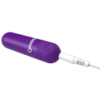 Rechargeable Soft Touch Bullet (Purple) – Waterproof 5-Speed Compact Vibrator > Vibrators > Mini Vibrators