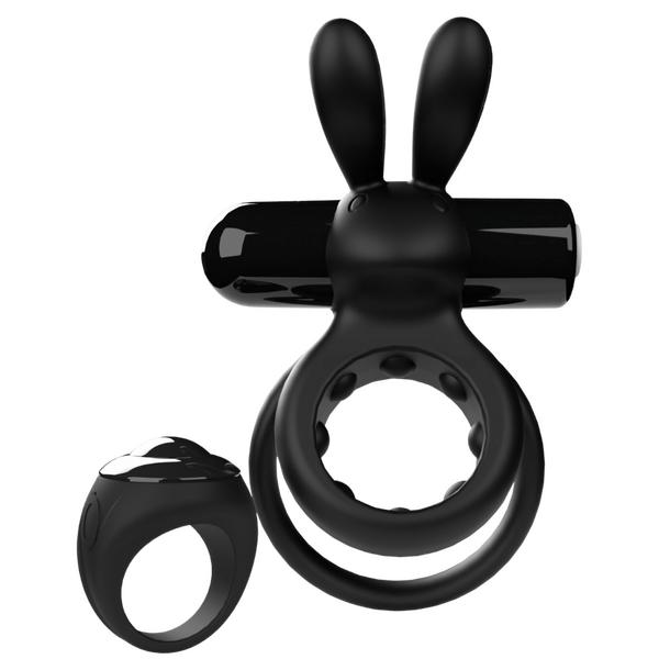 Silicone Rabbit Protector Remote Control Remote Control Ohare Rabbit Vibe Black Wearable Ring – Adult Stuff ...