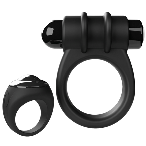 Remote Control Switch Vibe (Black) – Waterproof Rechargeable Double-Sided Vibrating Cock Ring > Cock Ring > Vibrating
