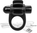 Skooch Charged Rechargeable Vibrating Cock Ring with Textured Silicone Stimulation > Sex Toys > Couples Toys