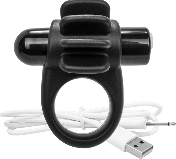 Skooch Charged Rechargeable Vibrating Cock Ring with Textured Silicone Stimulation > Sex Toys > Couples Toys