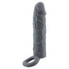 Realistic Spearhead Veiny Penis Sleeve – Enlargement Sleeve with Strap > Sex Toys For Men > Penis Sleeves