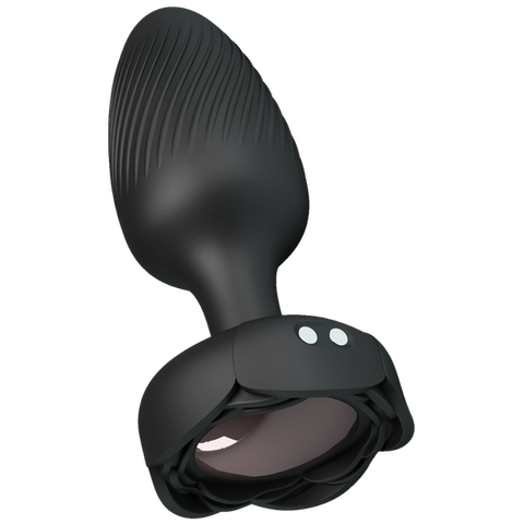 Varian Light-Up Rechargeable Butt Plug – LED Flashing Silicone Butt Plug > Anal Range > Vibrating Butt Plugs