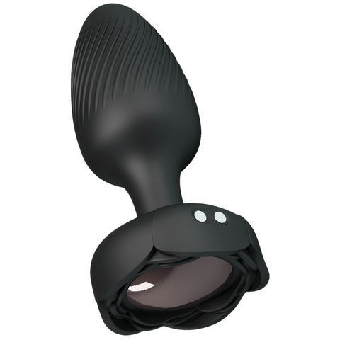 Varian Light-Up Rechargeable Butt Plug – LED Flashing Silicone Butt Plug > Anal Range > Vibrating Butt Plugs