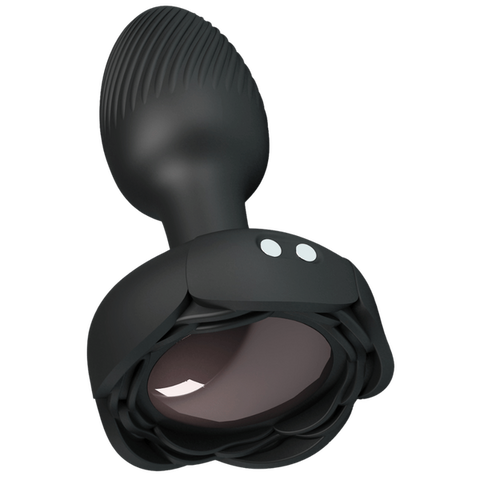 Varian Light-Up Rechargeable Butt Plug – LED Flashing Silicone Butt Plug > Anal Range > Vibrating Butt Plugs