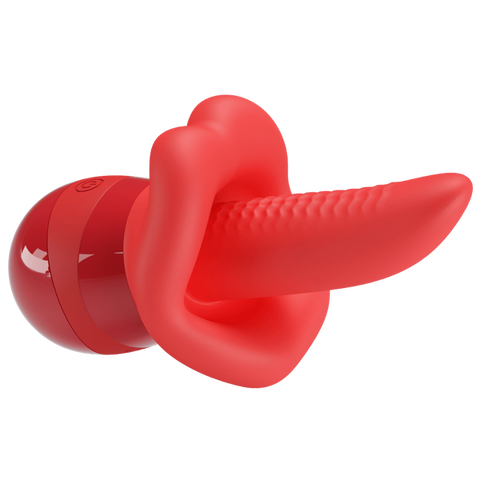 Pretty Love Obelia Flaming Lips – Waterproof Dual Stimulator With 10 Vibration Modes > Sex Toys For Ladies > Clitoral Vibrators and Stimulators