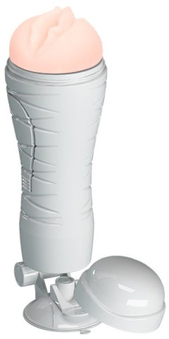 Flora Pussy Masturbator – Lifelike Sleeve with Suction Cup Base Stroker > Sex Toys For Men > Masturbators > Manual