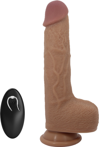 Thrusting Tommy Dong – Remote-Controlled 8.9" Thrusting Vibrator with Suction Cup > Vibrators > Realistic Vibrators