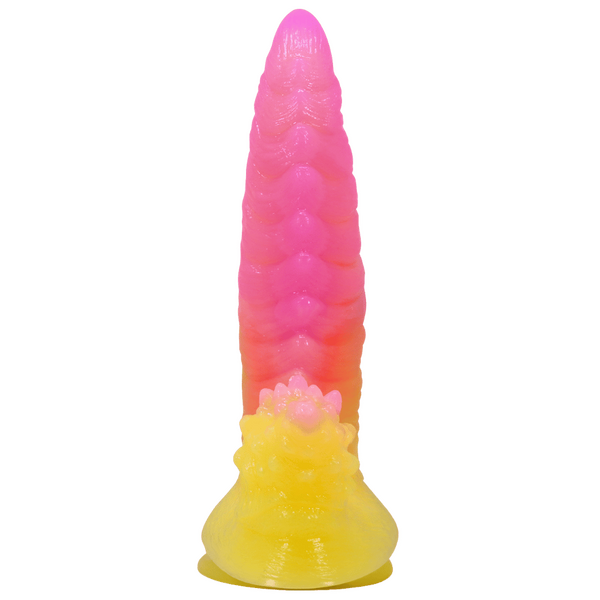 Flame Beast 8.8 Inch Silicone Dildo – Body-Safe Suction Base Dildo > Dildos > Fantasy