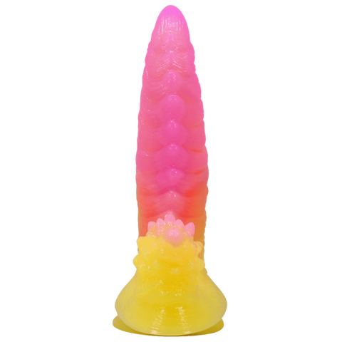 Flame Beast 8.8 Inch Silicone Dildo – Body-Safe Suction Base Dildo > Dildos > Fantasy