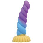 Unicorn Rippled Monster 8.6 Inch Silicone Dildo > Dildos > Fantasy