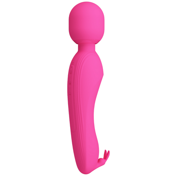 Pretty Love Curtis Wand – Rechargeable Silicone Wand Vibrator with Rabbit Ears > Sex Toys > Massage Wands