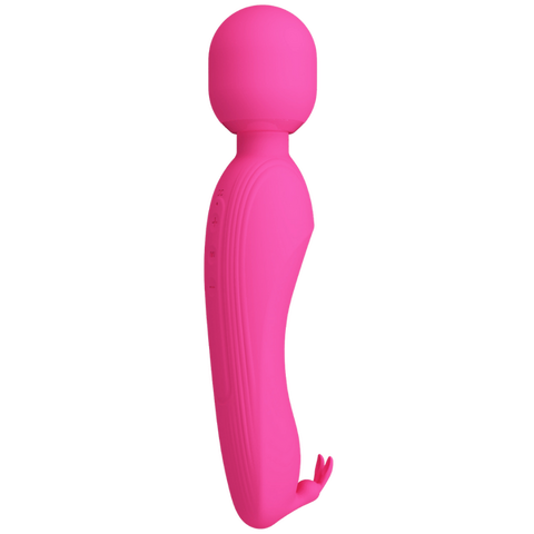Pretty Love Curtis Wand – Rechargeable Silicone Wand Vibrator with Rabbit Ears > Sex Toys > Massage Wands
