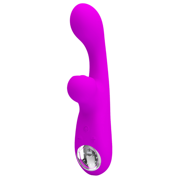 Rechargeable Skylar – Velvet Silicone Multifunction Rabbit Vibrator with Thumping and Vibration Modes > Vibrators > Ladies > Rabbit