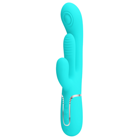Shania 4in1 Multi-Function Rabbit Vibrator – Velvet Silicone 7 Vibration Settings > Vibrators > Ladies > Rabbit