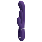Shania 4in1 Multi-Function Rabbit Vibrator – Velvet Silicone 7 Vibration Settings > Vibrators > Ladies > Rabbit